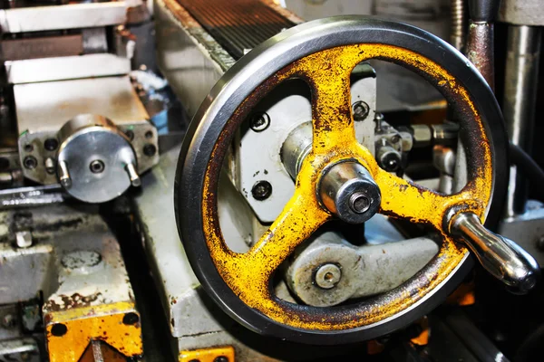 Stock image Part of the industrial lathe