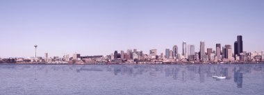 Seattle panorama clipart