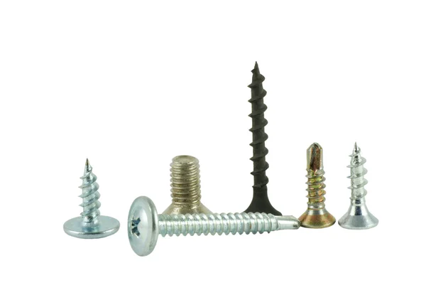 Group of different screws — Stock Photo, Image