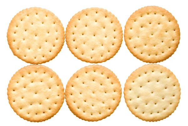 Six crackers — Stock Photo, Image