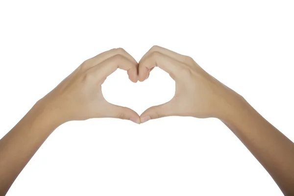 stock image Hands in shape of heart