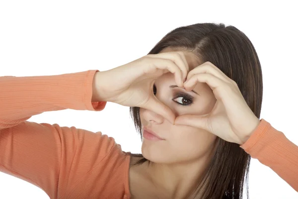 Mooie vrouw. — Stockfoto