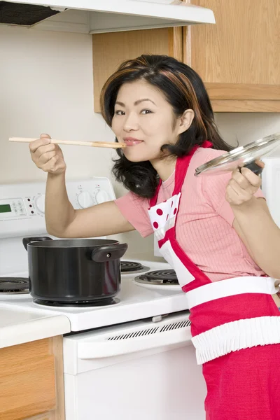 Asiatisk kvinde - Stock-foto