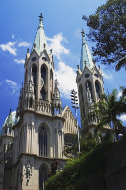 Cathedral of Se of Sao Paulo, Brazil clipart