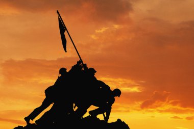 Iwo Jima Memorial clipart