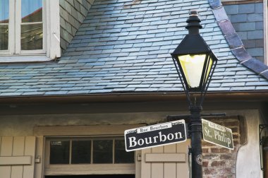 Bourbon sokak tabelası