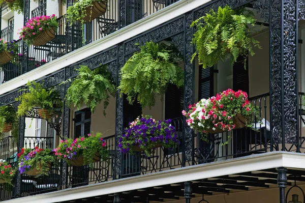Декоративні заліза балкон — стокове фото