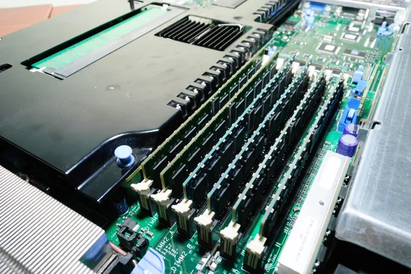 Server motherboard. — Stock Photo, Image