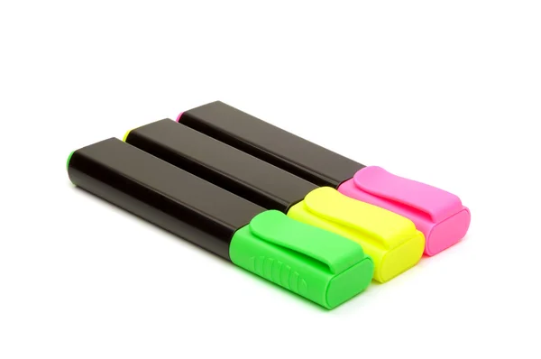 Three colored marker. — Stock Photo, Image