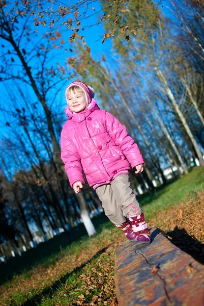 stock image Girl on the catwalk