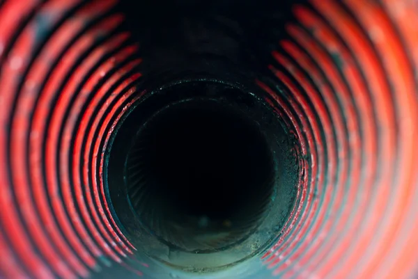 stock image The barrel of a tank.