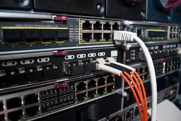 Conexiones del servidor . Imagen De Stock