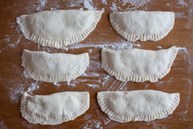 Pasties with meat. clipart