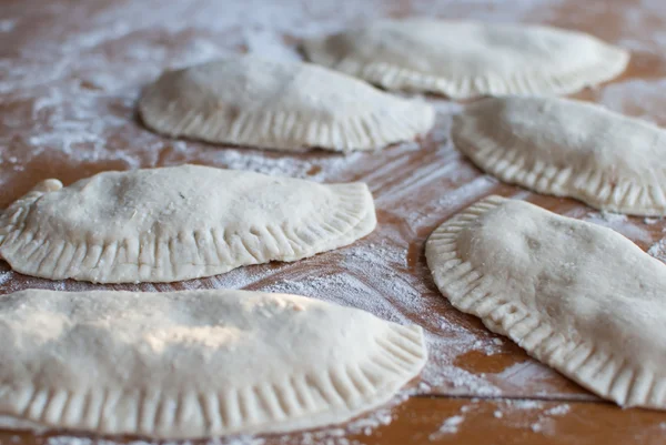 stock image Pasties with meat.