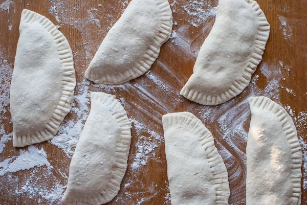 stock image Pasties with meat.