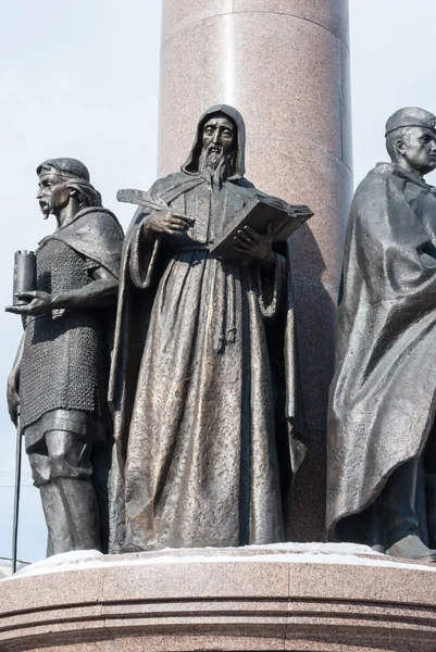 Staty av krönikören. — Stockfoto