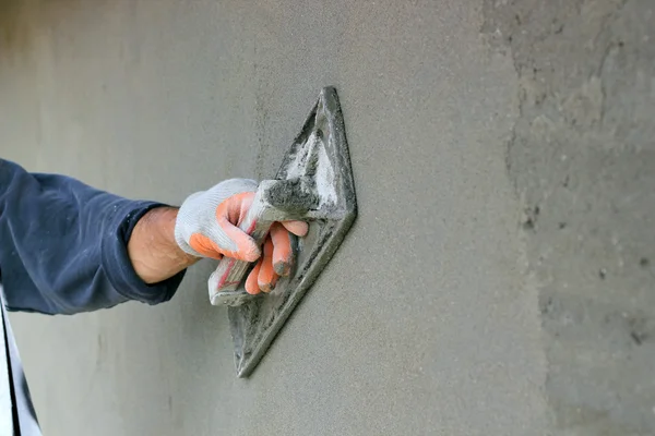 Plastering A Wall — Stock Photo, Image