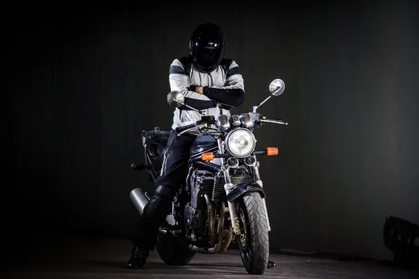 Cavalier de moto — Photo