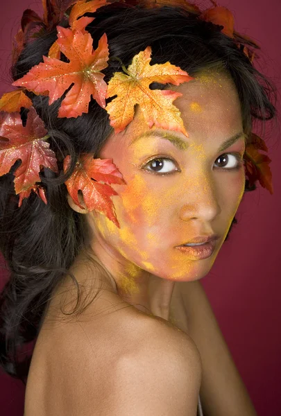 Hermosa cara de otoño —  Fotos de Stock
