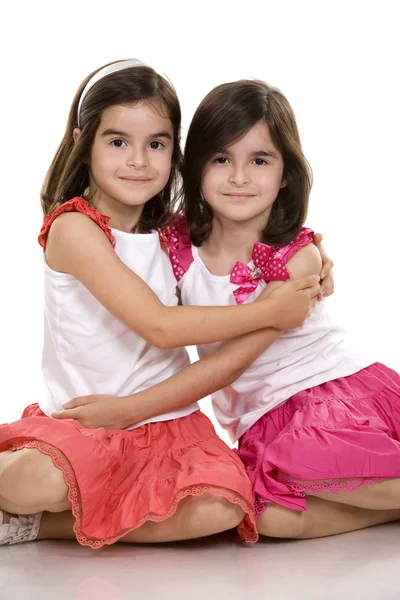 Chicas morenas gemelas —  Fotos de Stock