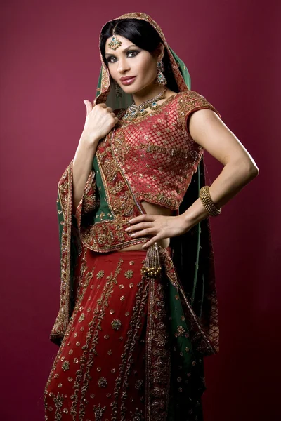 Indisk kvinna — Stockfoto