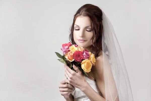 stock image Beautiful bride