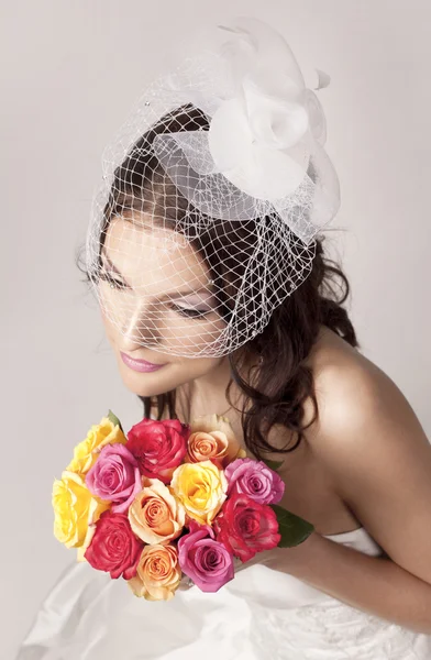 stock image Beautiful bride