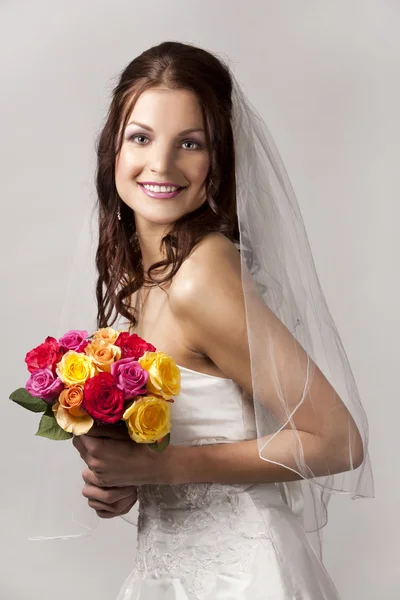 stock image Beautiful bride