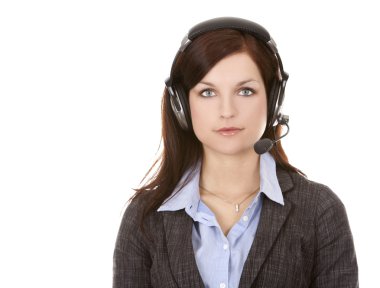 Telemarketing person clipart