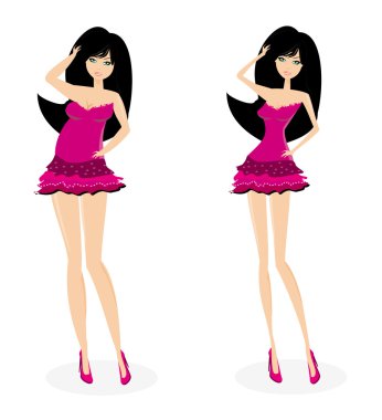 Before after diet clipart