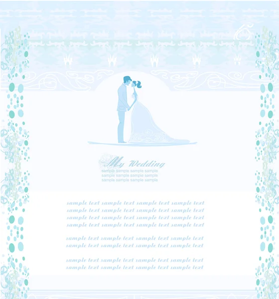 Elegant wedding invitation — Stock Vector