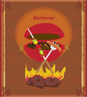 Barbecue Party Invitation clipart