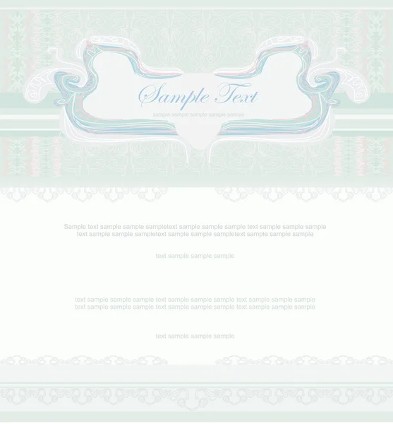 Invitation de mariage Vintage — Image vectorielle