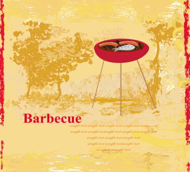 Barbecue Party Invitation clipart