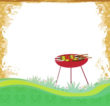 Barbecue Party Invitation clipart