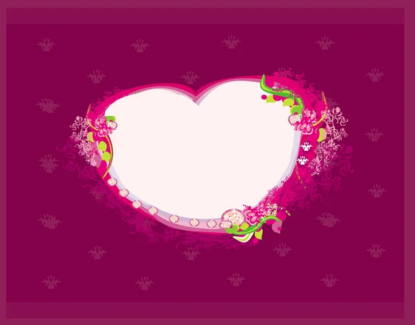 Valentines fond doux avec espace libre pour votre texte — Image vectorielle