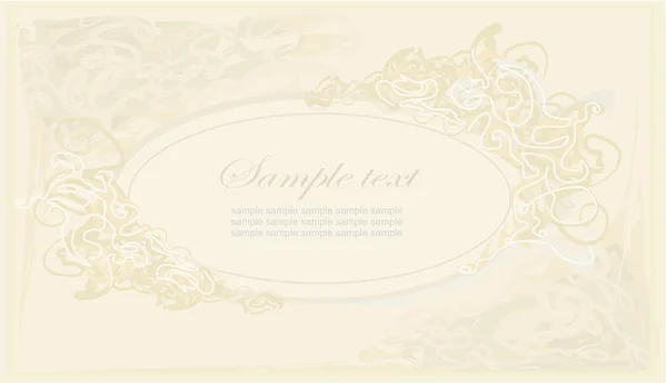 Cartão de convite floral —  Vetores de Stock