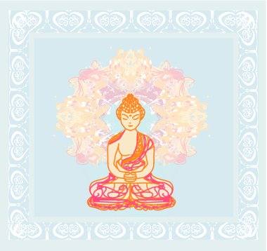  of Chinese Traditional Artistic Buddhism Pattern clipart