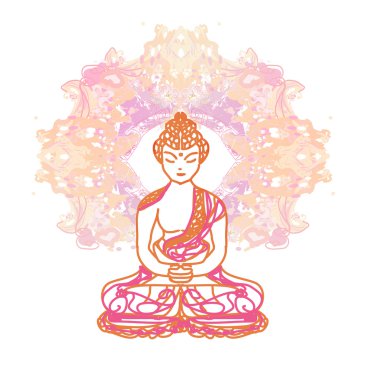  of Chinese Traditional Artistic Buddhism Pattern clipart