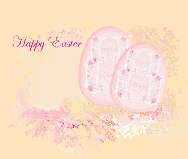 Easter Eggs On Grunge Background — Stock Photo, Image