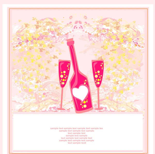 Uitnodiging voor verjaardag Cocktail Party — Stockfoto