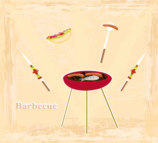 Invitation pour barbecue — Photo