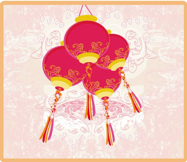 Chińska karta noworoczna — Zdjęcie stockowe