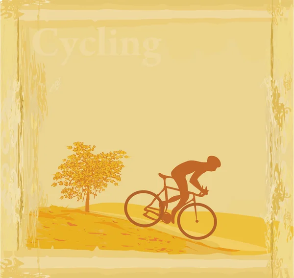 Affiche cycliste — Photo