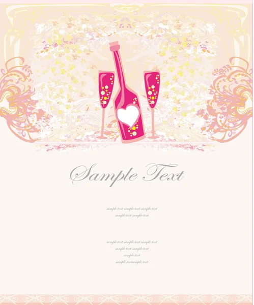 Convite para festa de aniversário Cocktail — Fotografia de Stock