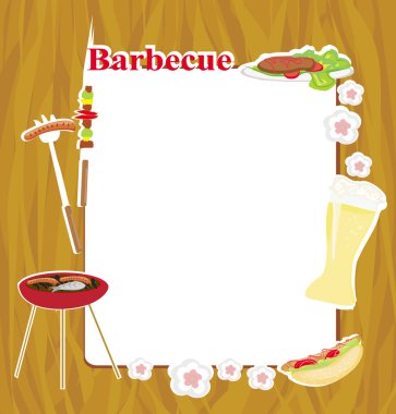 Barbecue Party Invitation clipart