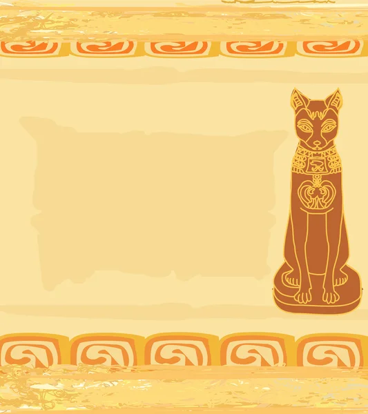 Stylized Egyptian cat — Stock Photo, Image