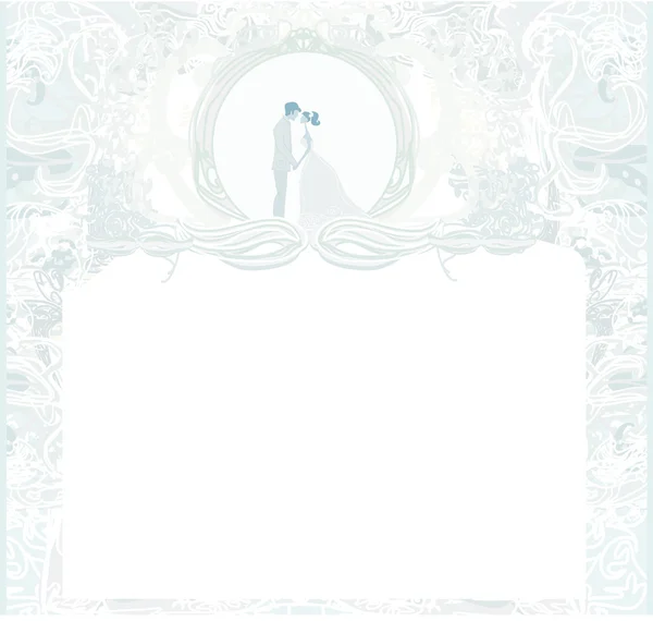 Elegante invito al matrimonio — Foto Stock