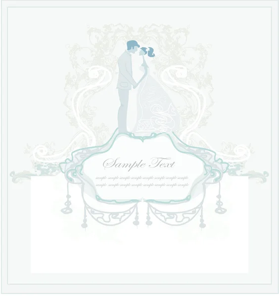 Elegant wedding invitation — Stock Photo, Image