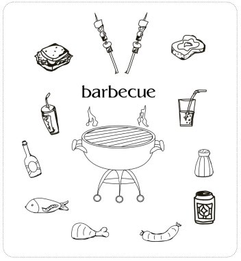 Barbekü Icon set